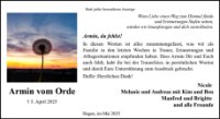 eine Anzeige